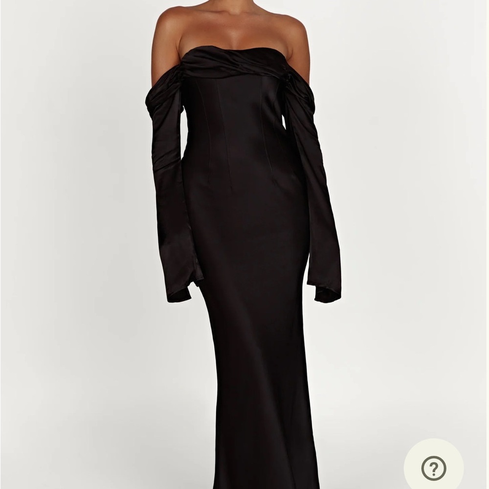 Elegant Black Off-Shoulder Dress